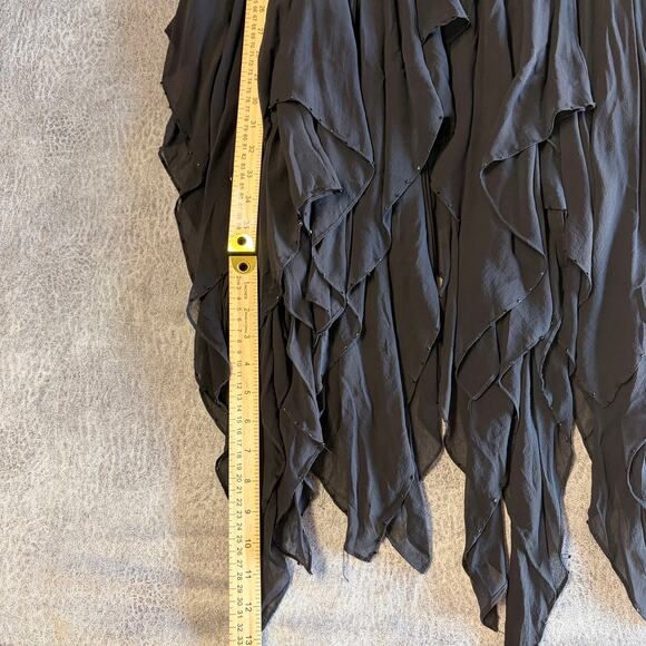 Vintage Nina Austin Silk Fairy Halter Midi Dress - Picture 7 of 8